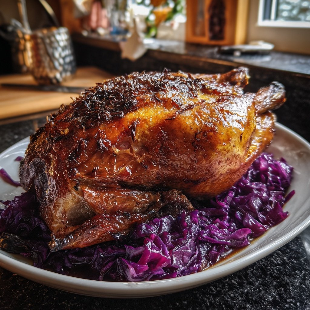 Saisonal & Festlich Weihnachtsgans mit Rotkohl
