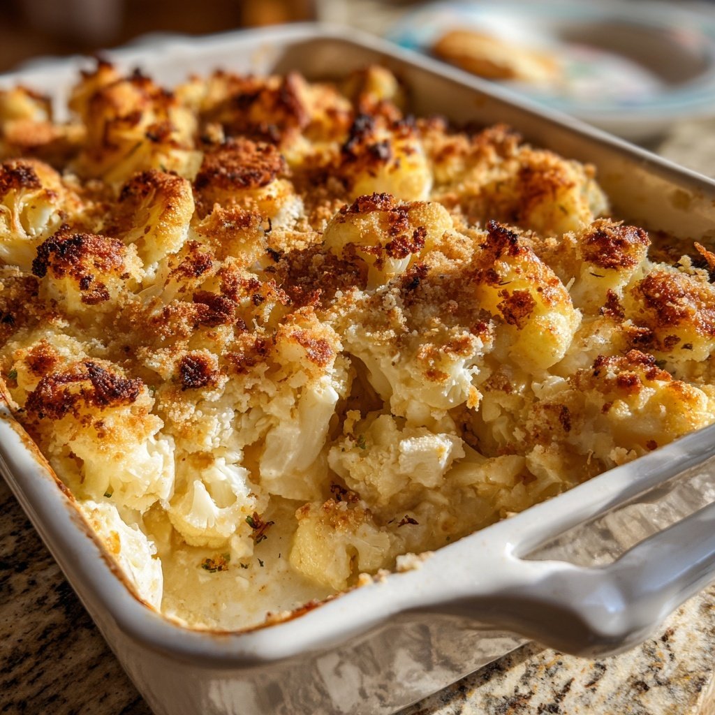 Blumenkohl Auflauf Vegan