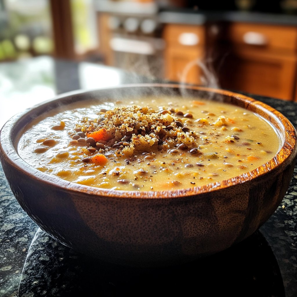 Linsensuppe mit Kreuzkümmel