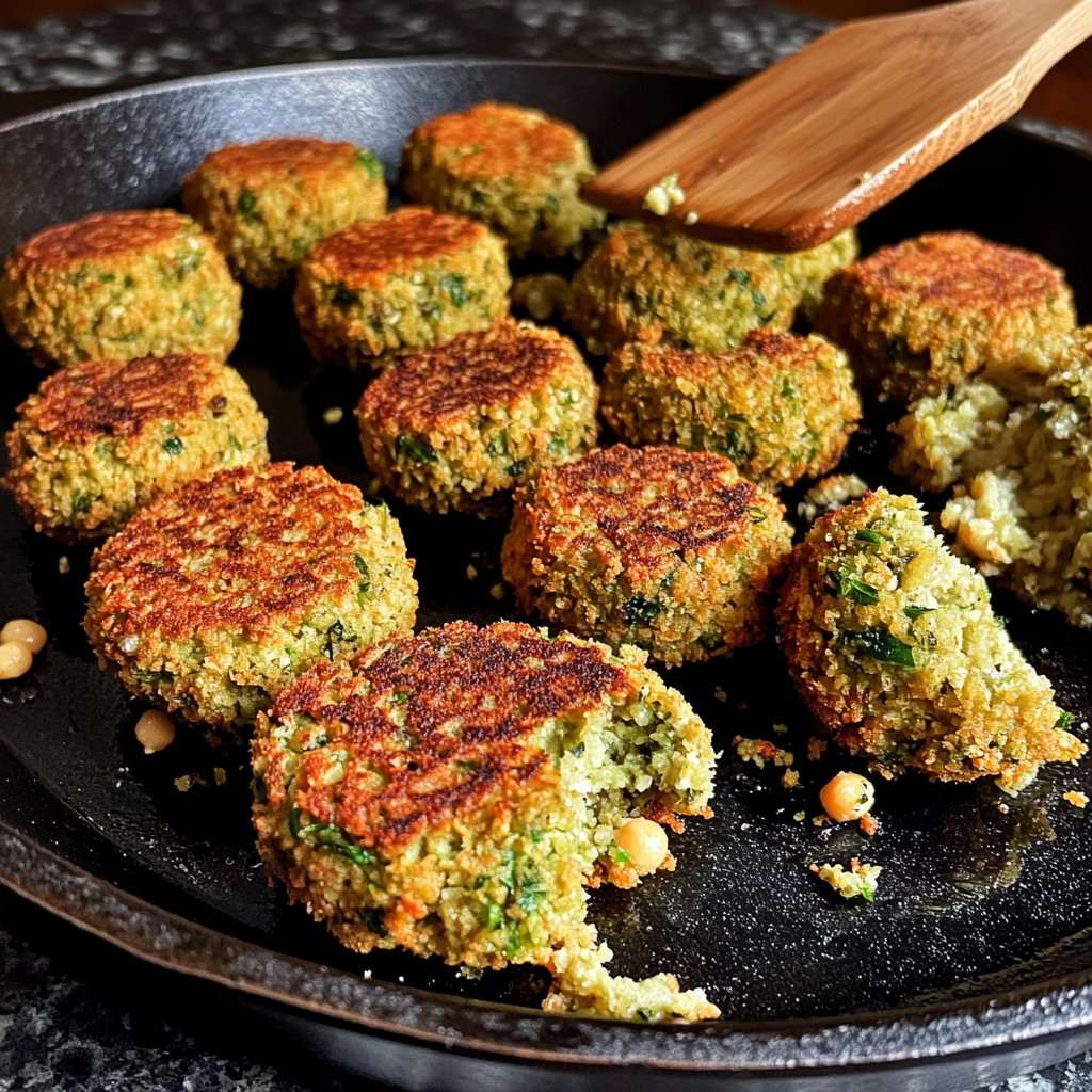Falafel in der Pfanne