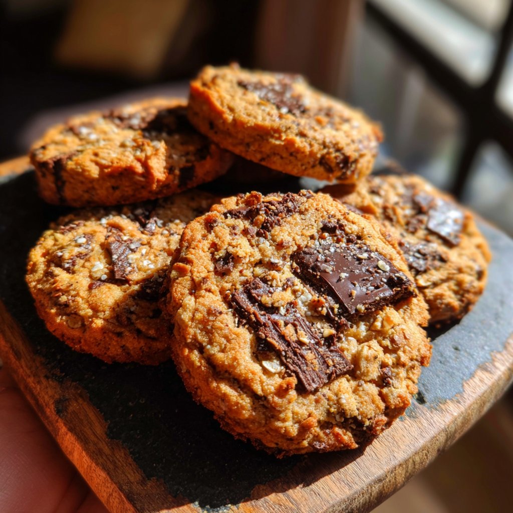 Cookies mit Haferflocken und Schokolade