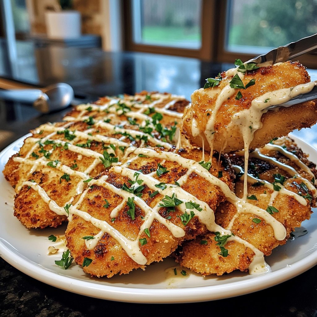 Hähnchenbrust mit Parmesan