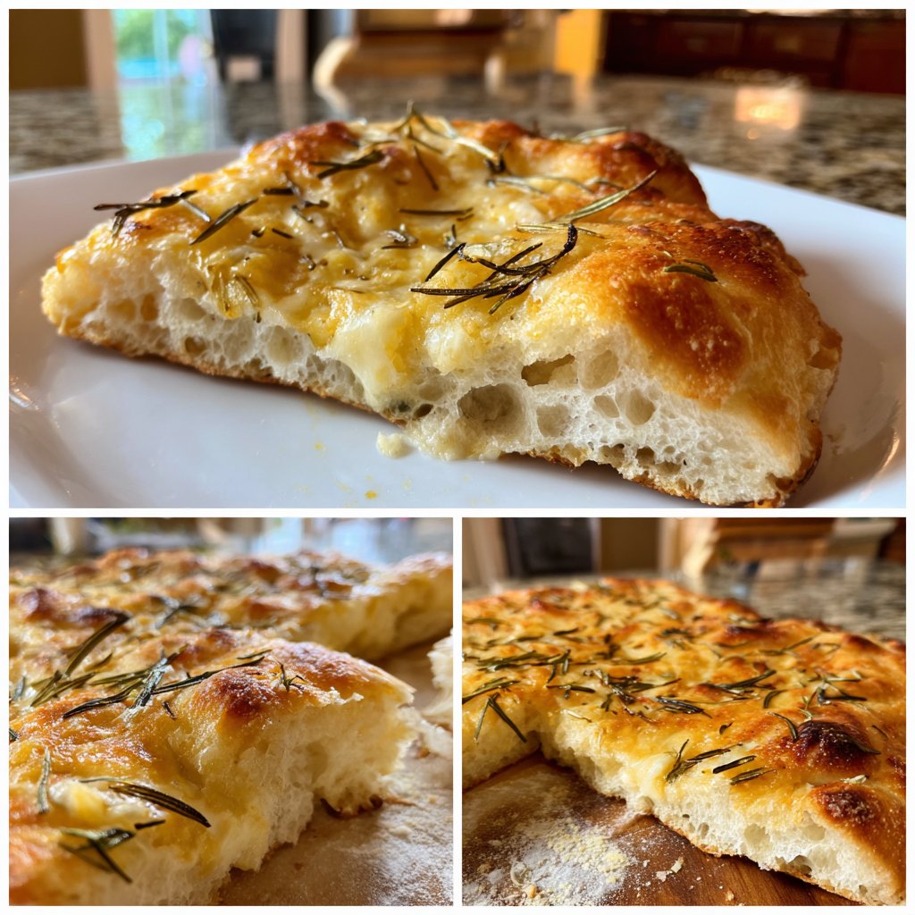 Pizza Bianca mit Rosmarin