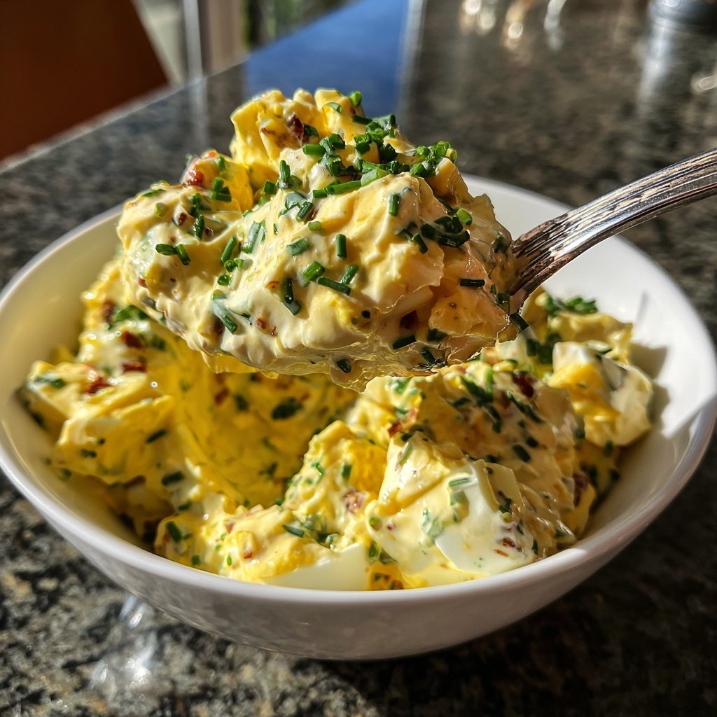 Schnell & Einfach 10-Minuten-Eiersalat mit Joghurt