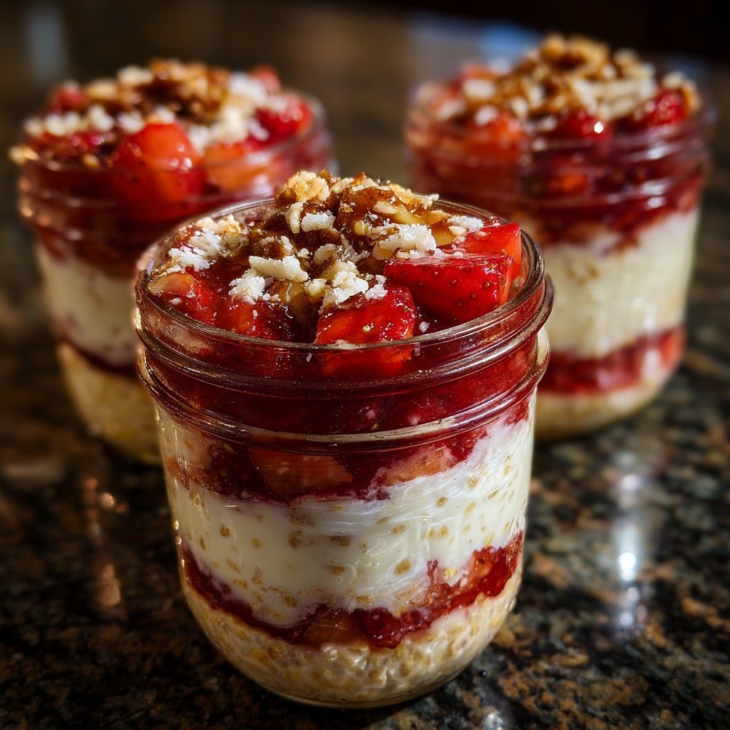 Erdbeer-Shortcake-Overnight-Oats