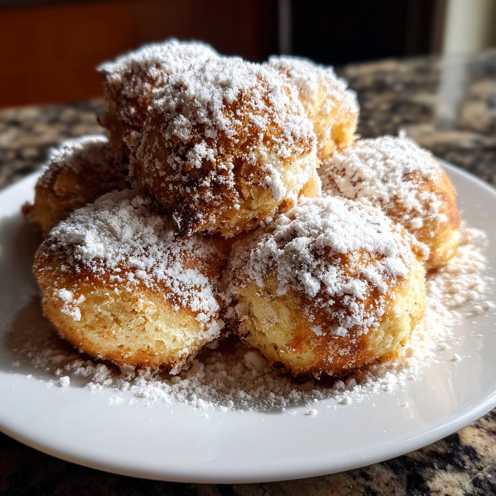 Quarkbällchen aus dem Backofen