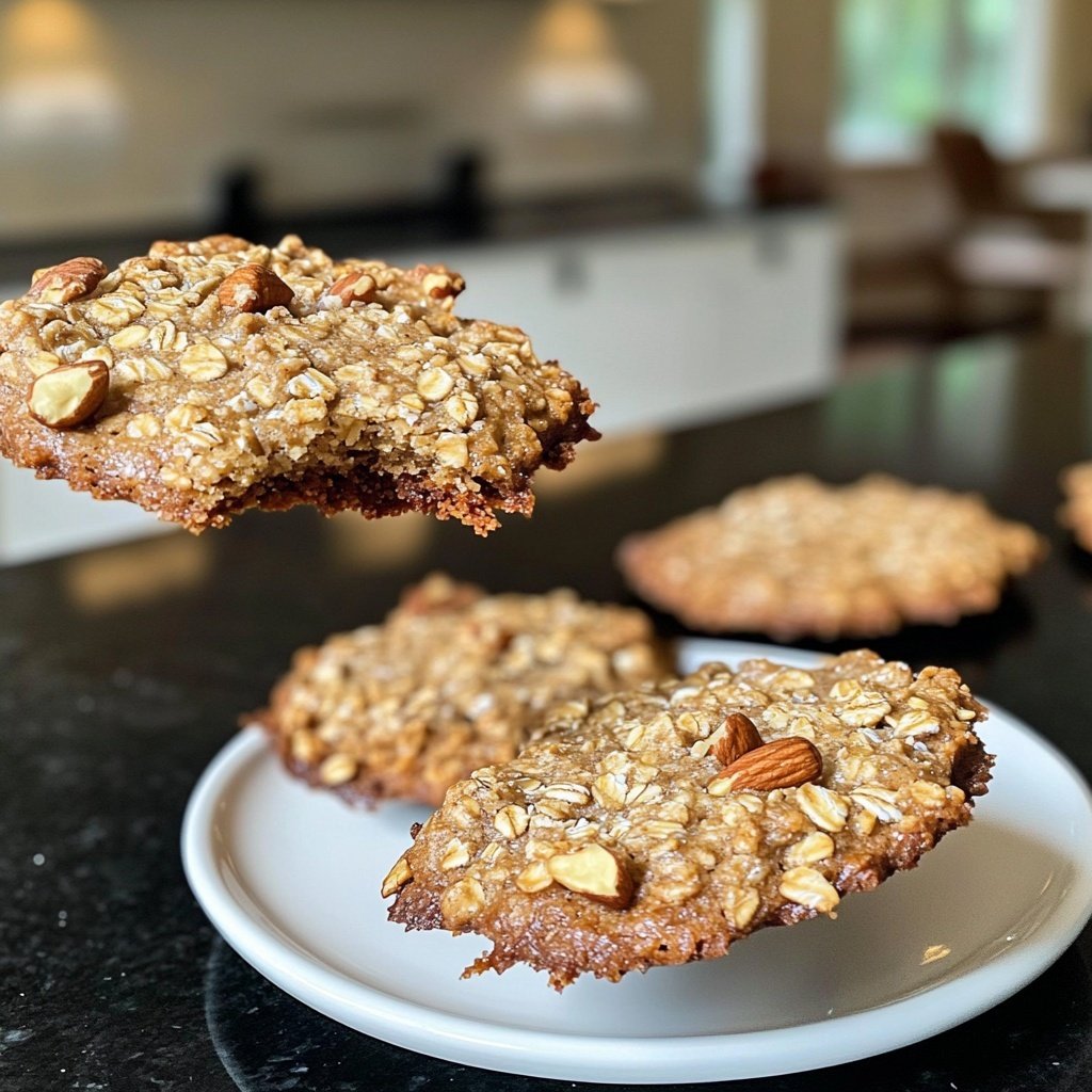 Knusprige Haferflocken Kekse – gesund & ohne Zucker