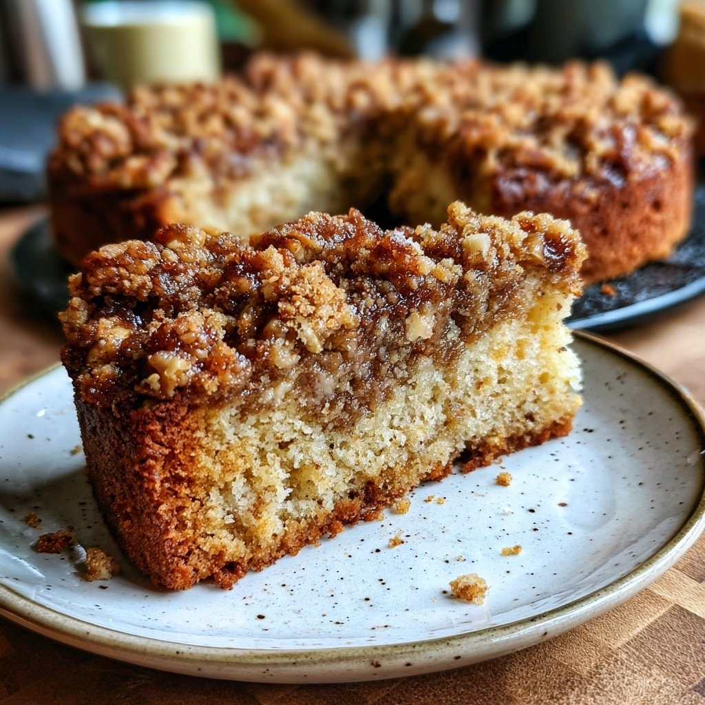 Bananenkuchen mit Nusskruste