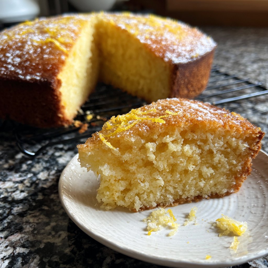 Zitronenkuchen ohne Zucker