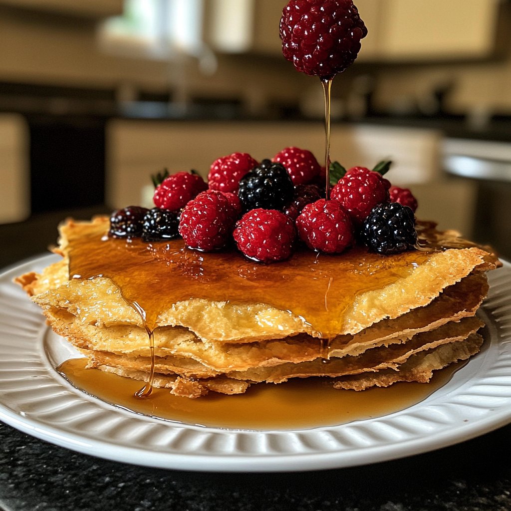 Pfannkuchen zum Frühstück